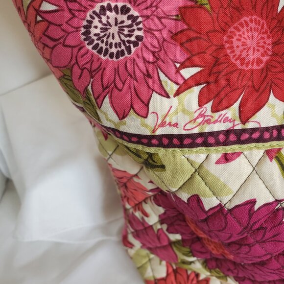 Vera Bradley Hello Dahlia bag 14in x 13in x 4in - Picture 4 of 6